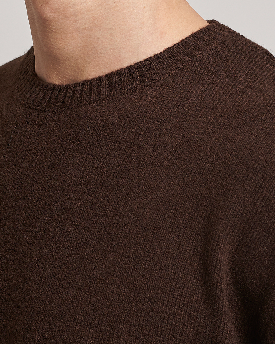 Herr | Tröjor | Colorful Standard | Classic Merino Wool Crew Neck Coffee Brown