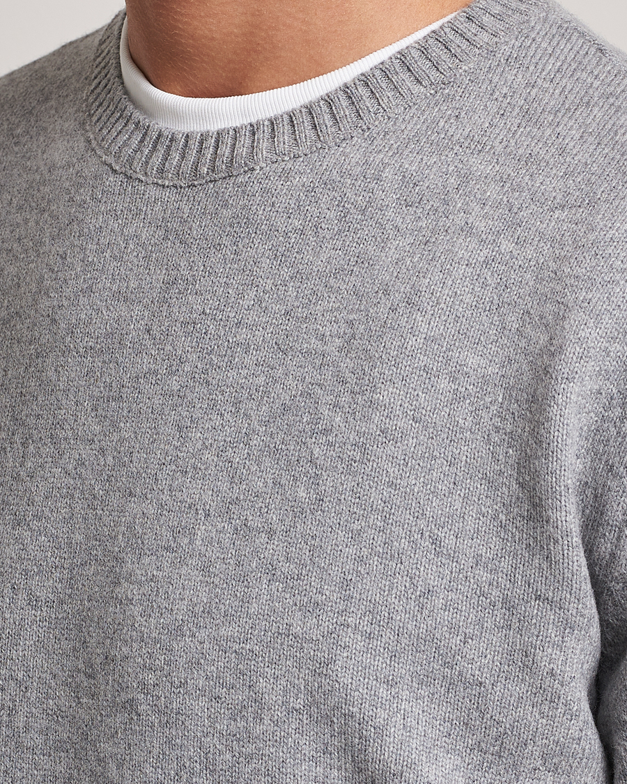 Herr | Tröjor | Colorful Standard | Classic Merino Wool Crew Neck Heather Grey