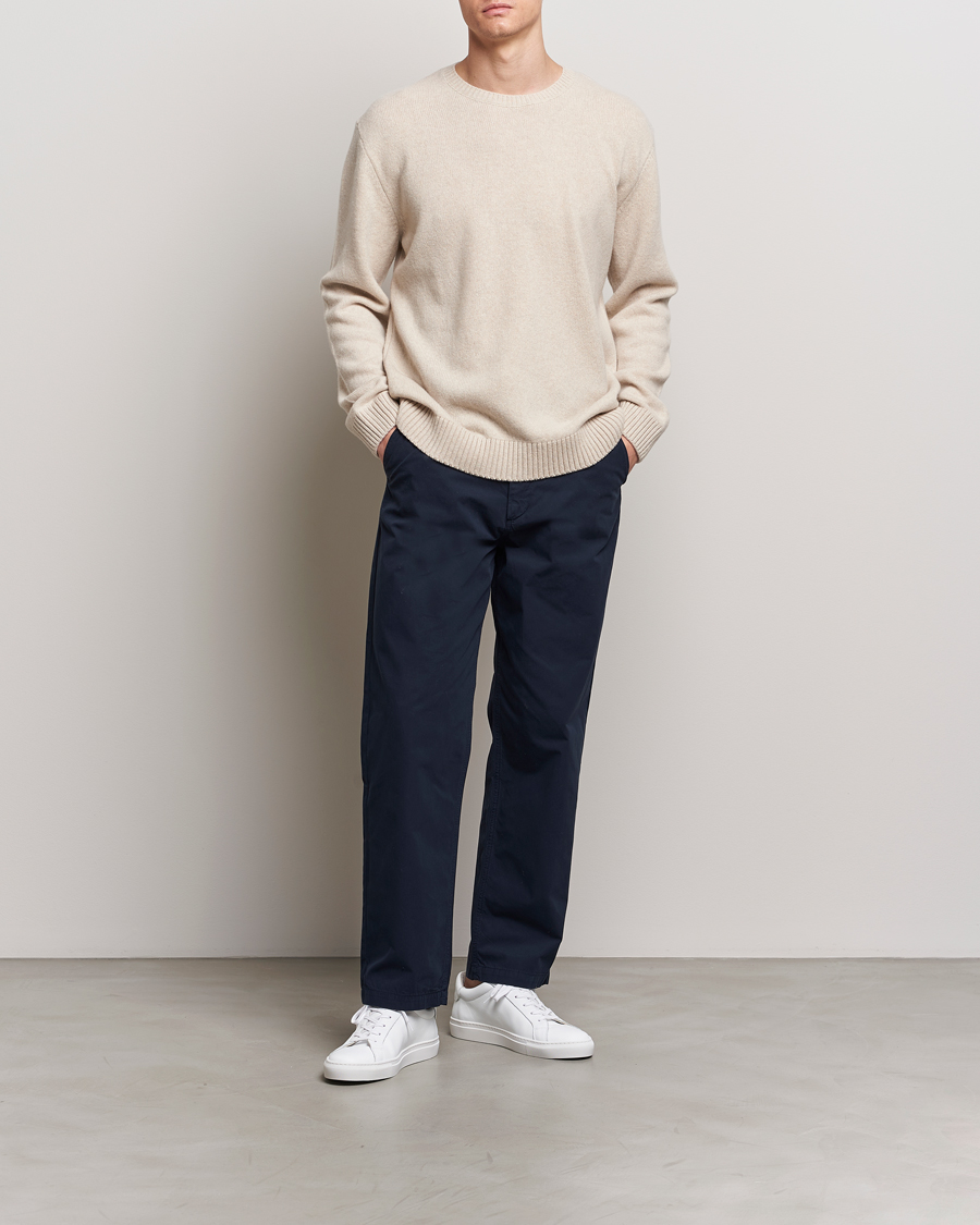 Herr | Tröjor | Colorful Standard | Classic Merino Wool Crew Neck Ivory White