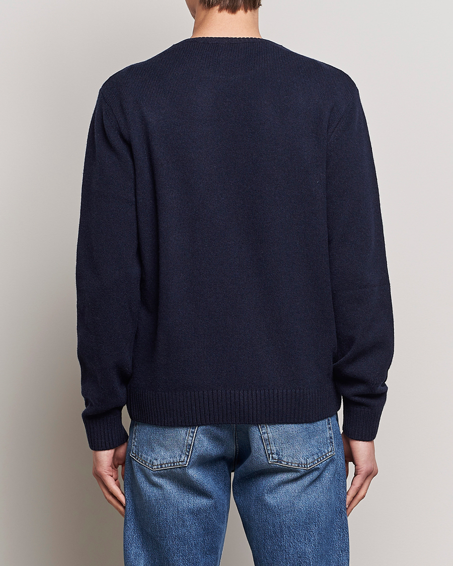 Herr | Tröjor | Colorful Standard | Classic Merino Wool Crew Neck Navy Blue