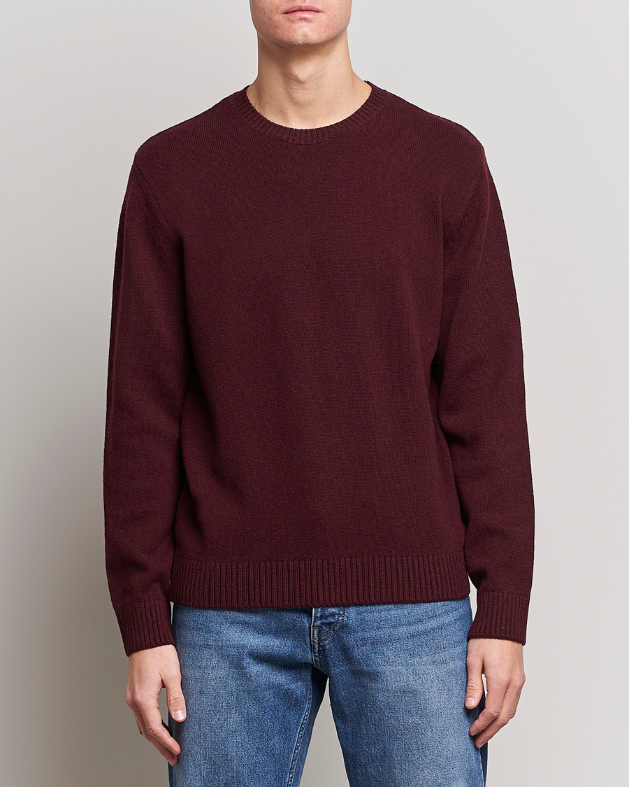 Herr | Colorful Standard | Colorful Standard | Classic Merino Wool Crew Neck Oxblood Red