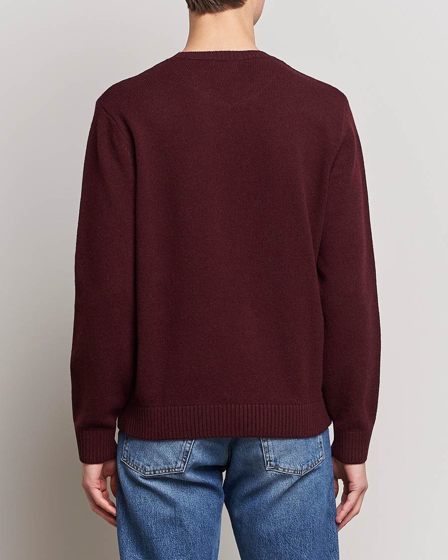 Herr | Tröjor | Colorful Standard | Classic Merino Wool Crew Neck Oxblood Red