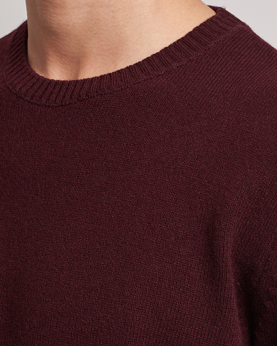 Herr | Tröjor | Colorful Standard | Classic Merino Wool Crew Neck Oxblood Red