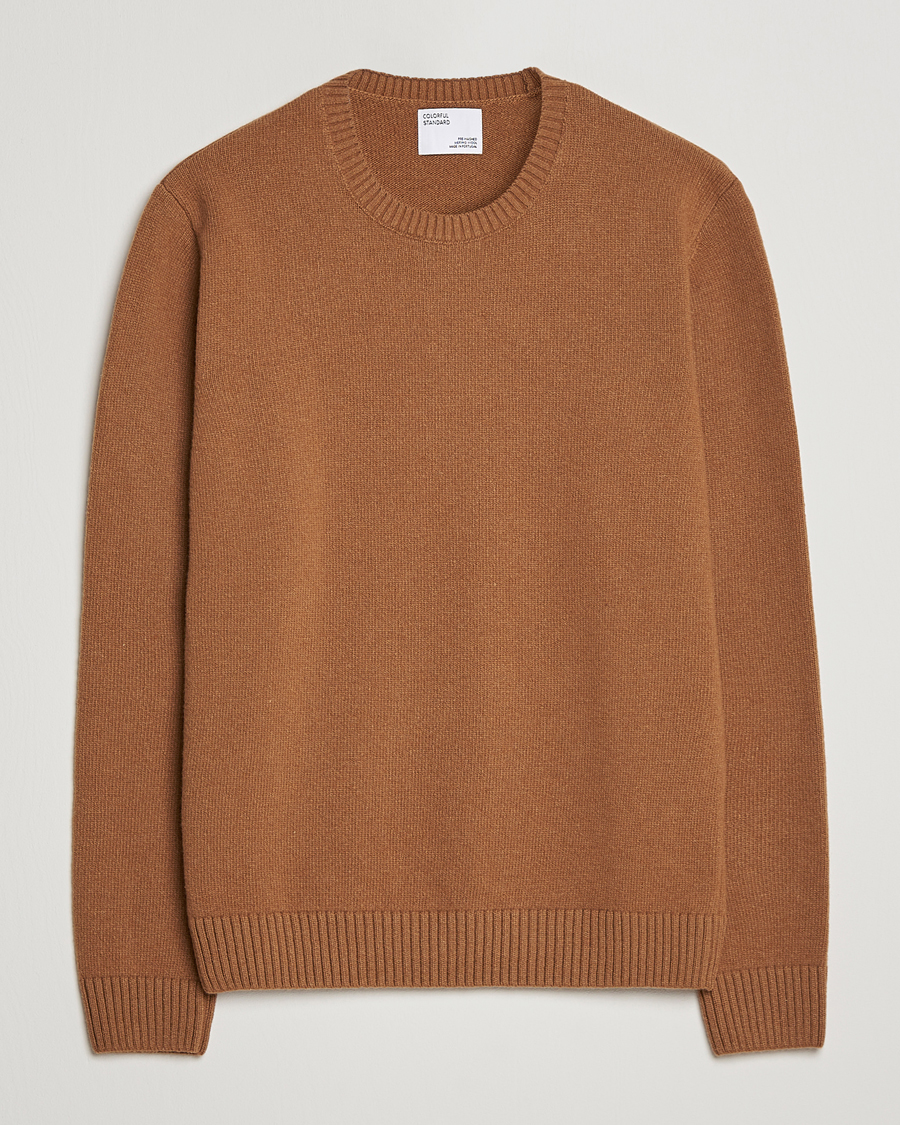 Herr | Tröjor | Colorful Standard | Classic Merino Wool Crew Neck Sahara Camel