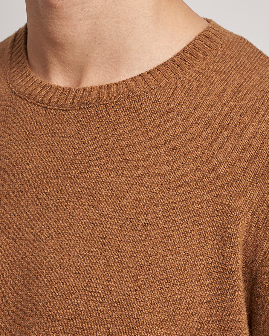 Herr | Tröjor | Colorful Standard | Classic Merino Wool Crew Neck Sahara Camel