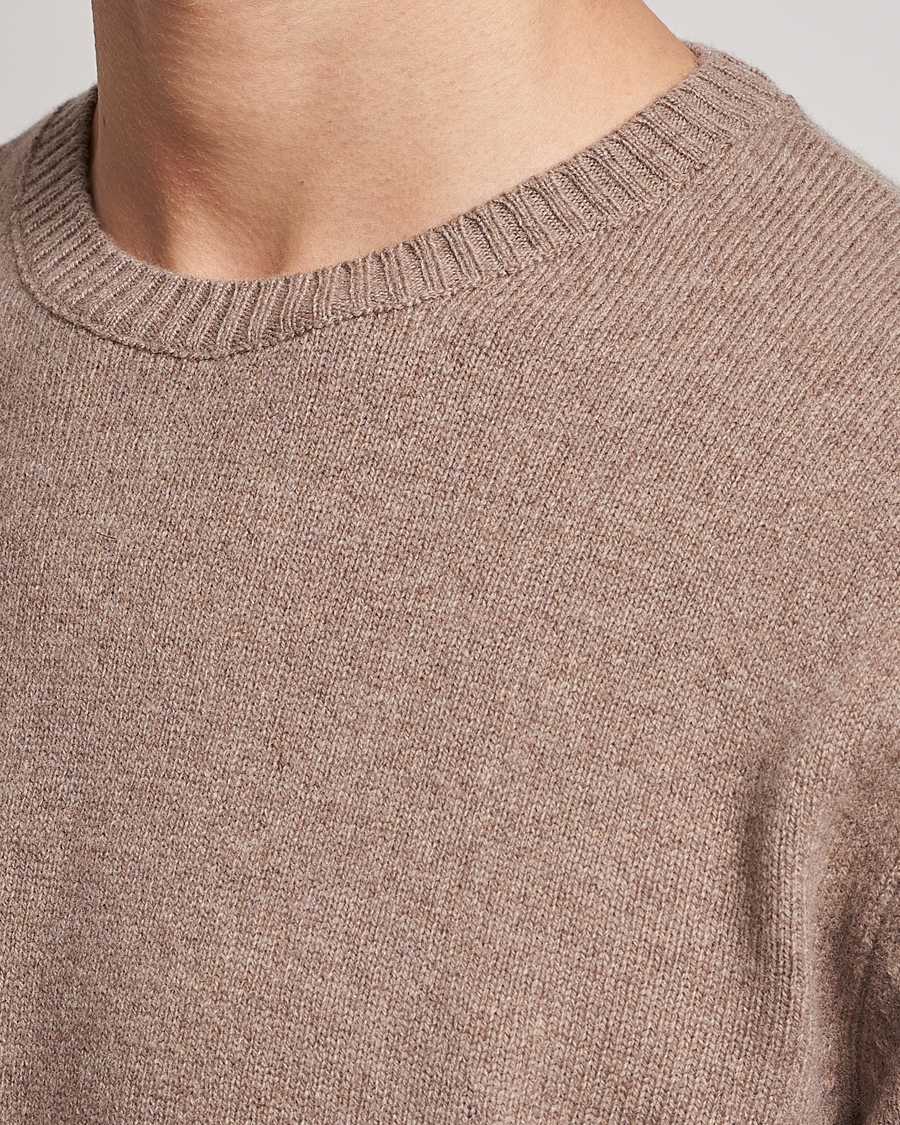 Herr | Tröjor | Colorful Standard | Classic Merino Wool Crew Neck Warm Taupe