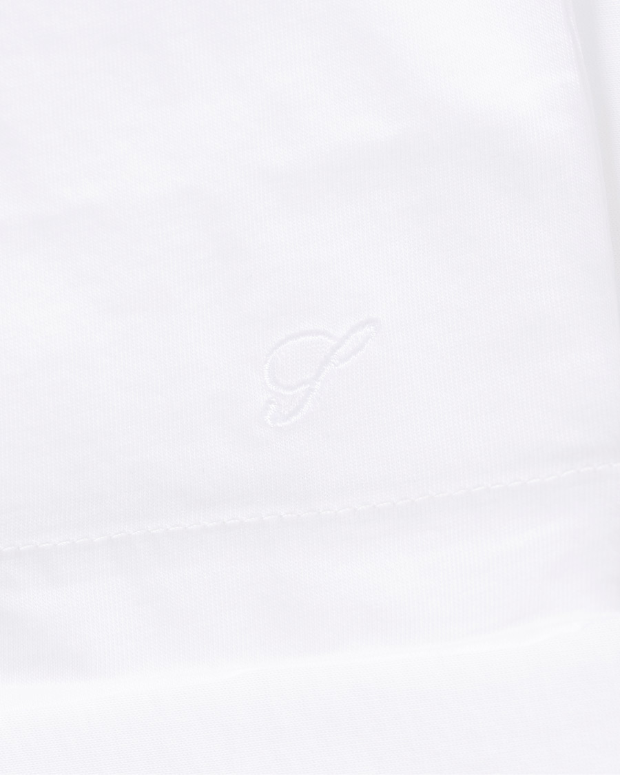 Herr | Skjortor | Stenströms | Cotton Popover Poloshirt White
