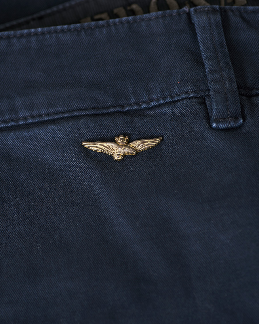 Herr | Byxor | Aeronautica Militare | Cargo Trousers Blue Navy
