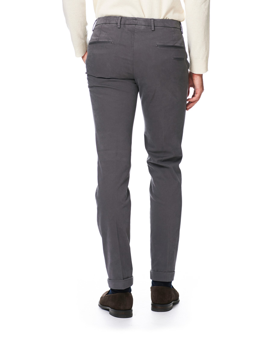 Herr | Byxor | Briglia 1949 | Slim Fit Cotton Chino Grey