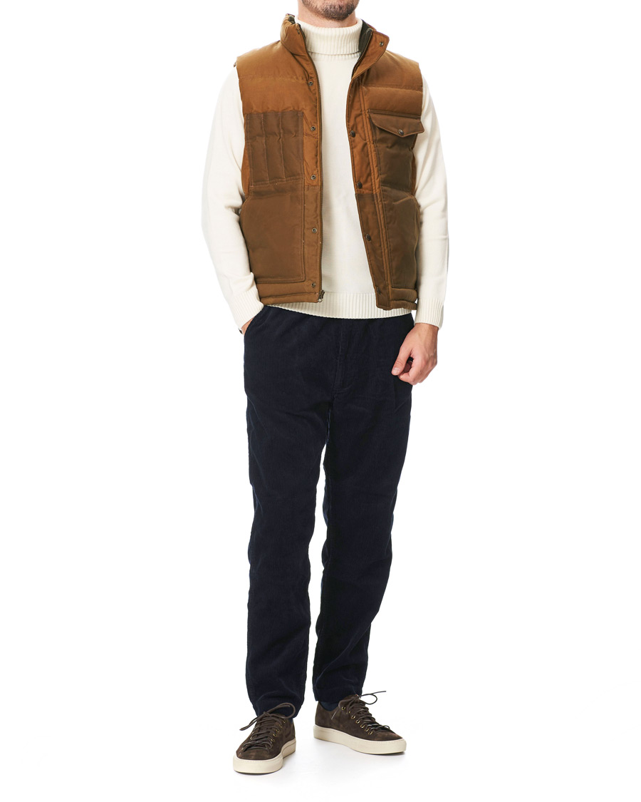 Herr | Jackor | Filson | Down Cruiser Padded Vest Dark Tan