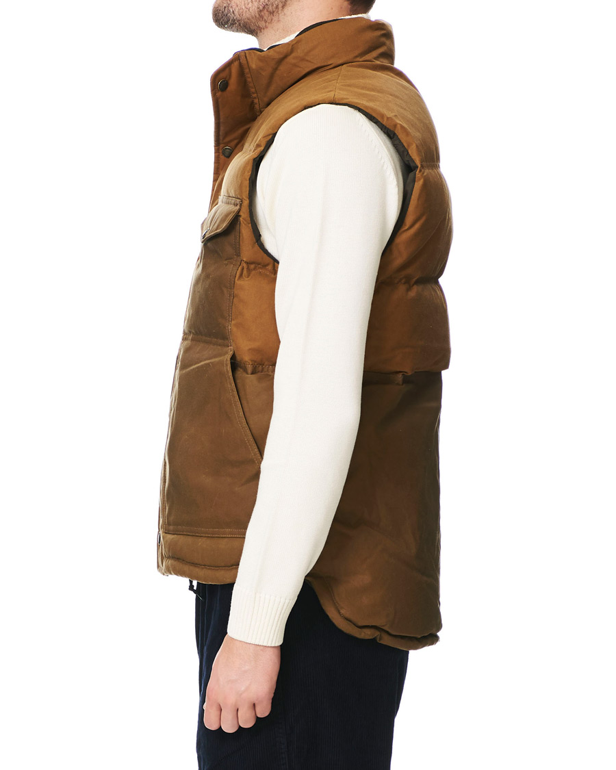 Herr | Jackor | Filson | Down Cruiser Padded Vest Dark Tan
