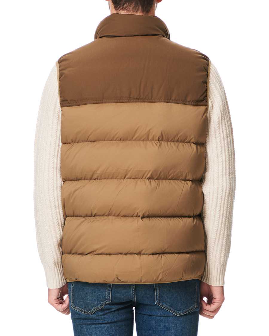 Herr | Jackor | Filson | Featherweight Down Vest Dark Tan