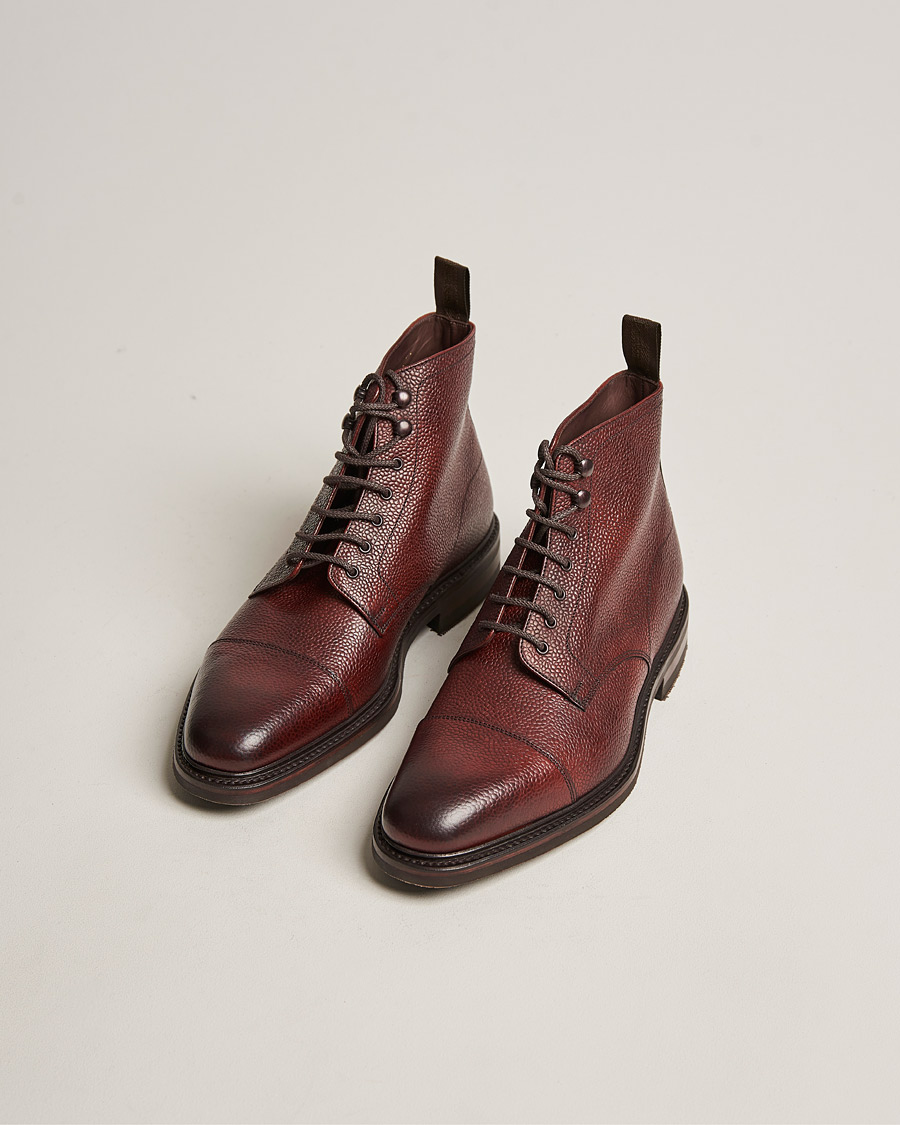 Herr | Loake 1880 Roehampton Boot Oxblood Calf Grain | Loake 1880 | Roehampton Boot Oxblood Calf Grain