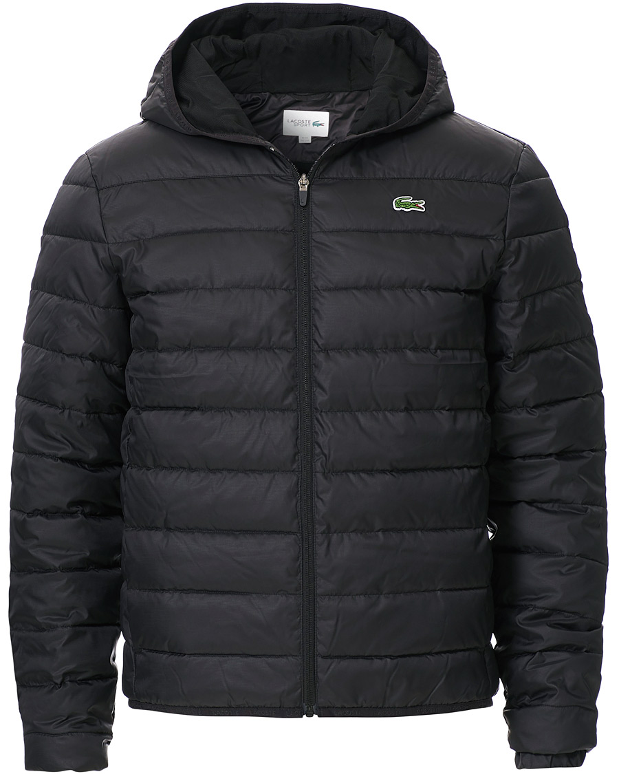 Herr | Jackor | Lacoste | Hooded Jacket Noir