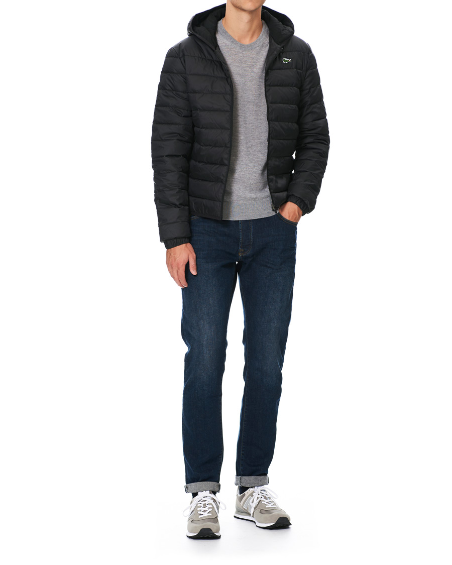 Herr | Jackor | Lacoste | Hooded Jacket Noir