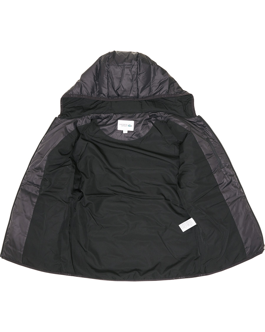 Herr | Jackor | Lacoste | Hooded Jacket Noir