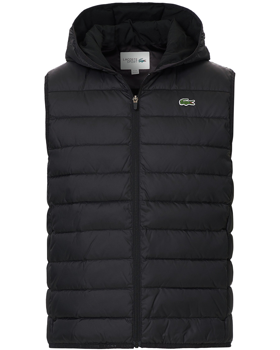 Herr | Jackor | Lacoste | Hooded Vest Noir