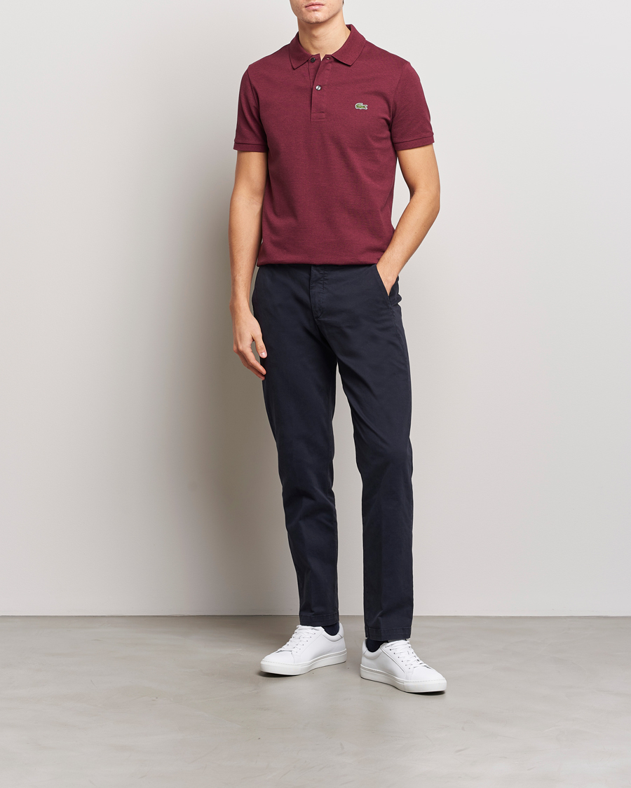Herr | Pikéer | Lacoste | Slim Fit Polo Piké Vine Chine