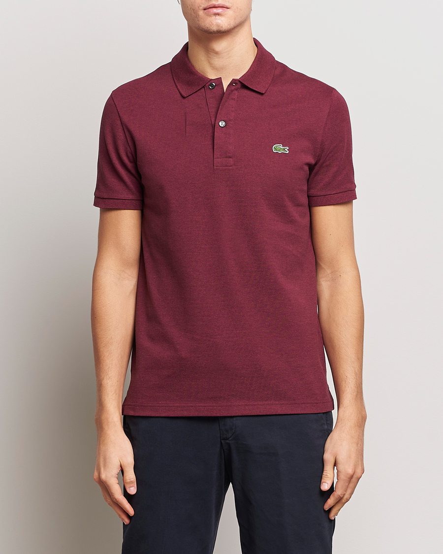 Herr | Pikéer | Lacoste | Slim Fit Polo Piké Vine Chine