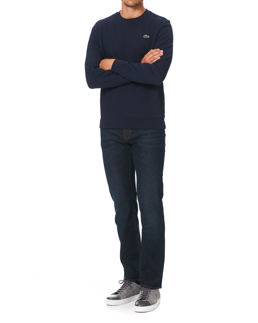 Herr | Tröjor | Lacoste | Crew Neck Sweatshirt Navy Blue