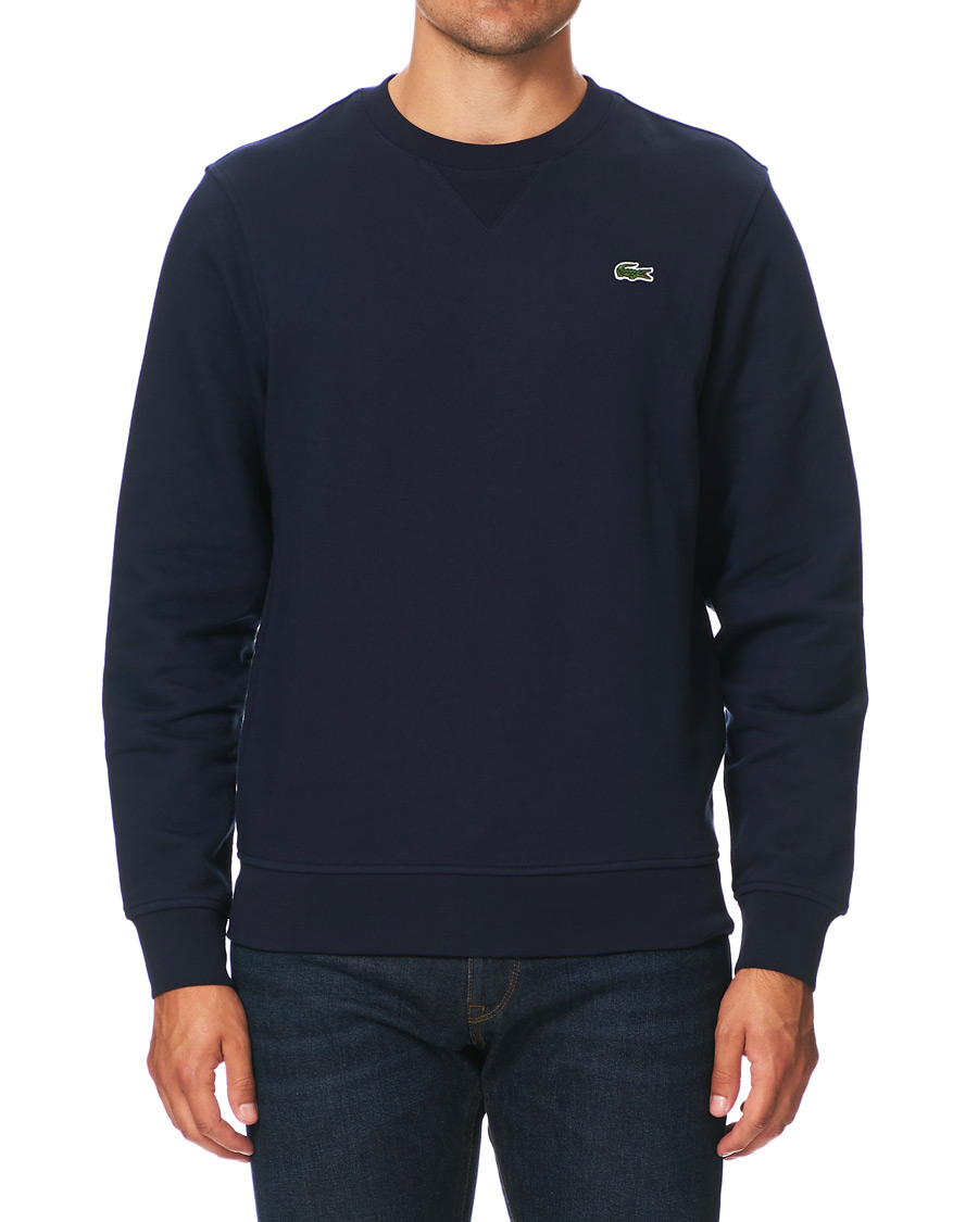 Herr | Tröjor | Lacoste | Crew Neck Sweatshirt Navy Blue