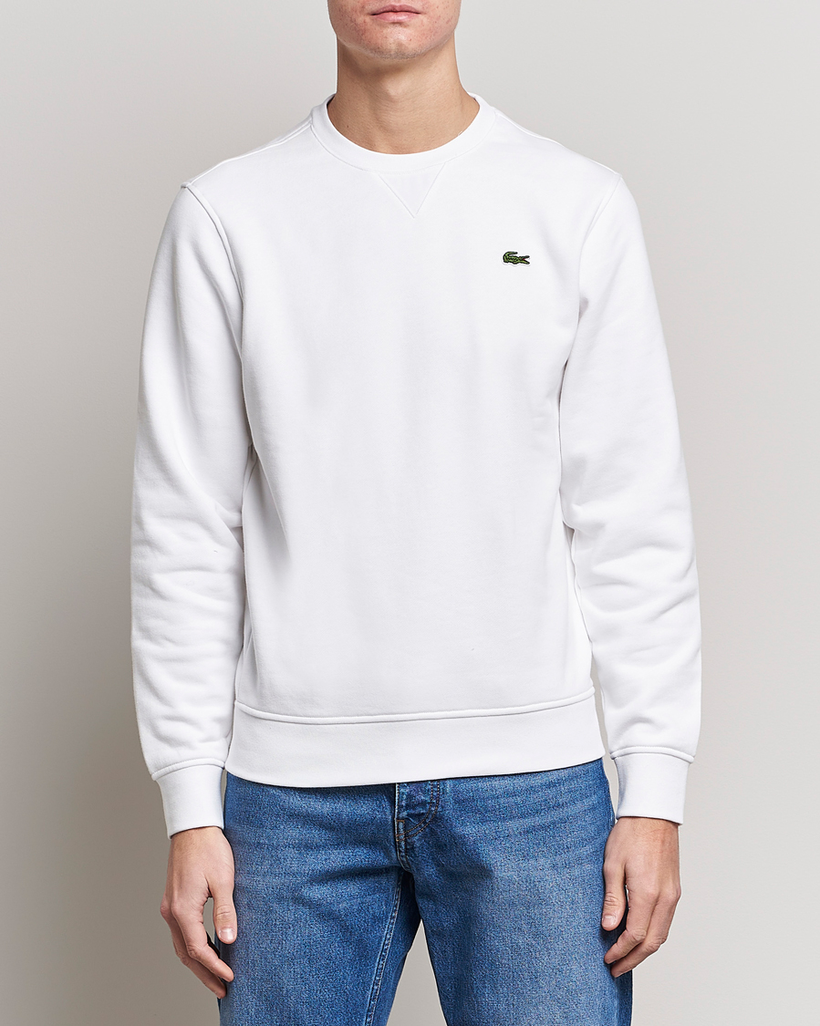 Herr | Sweatshirts | Lacoste | Crew Neck Sweatshirt White