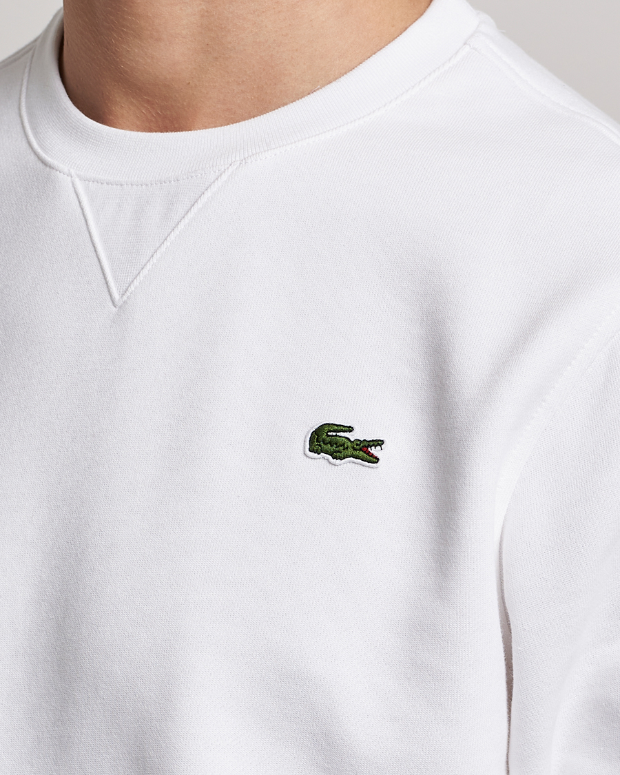 Herr | Tröjor | Lacoste | Crew Neck Sweatshirt White
