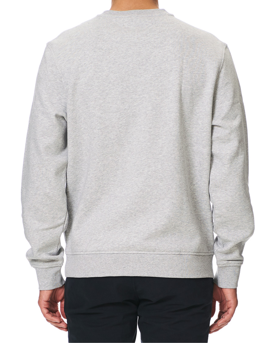 Herr | Tröjor | Lacoste | Crew Neck Sweatshirt Argent Chine