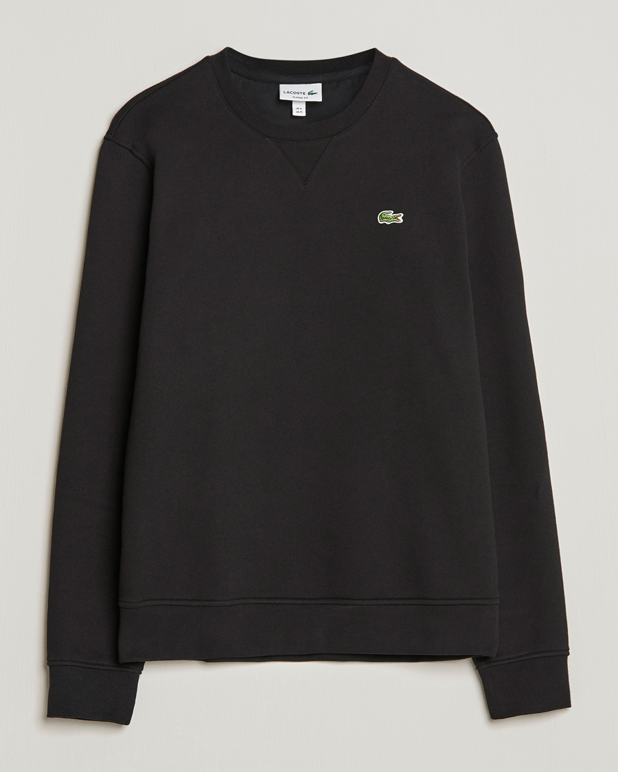 Herr | Tröjor | Lacoste | Crew Neck Sweatshirt Black
