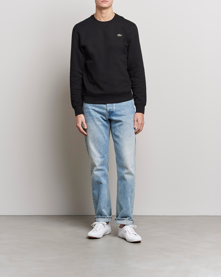 Herr | Tröjor | Lacoste | Crew Neck Sweatshirt Black