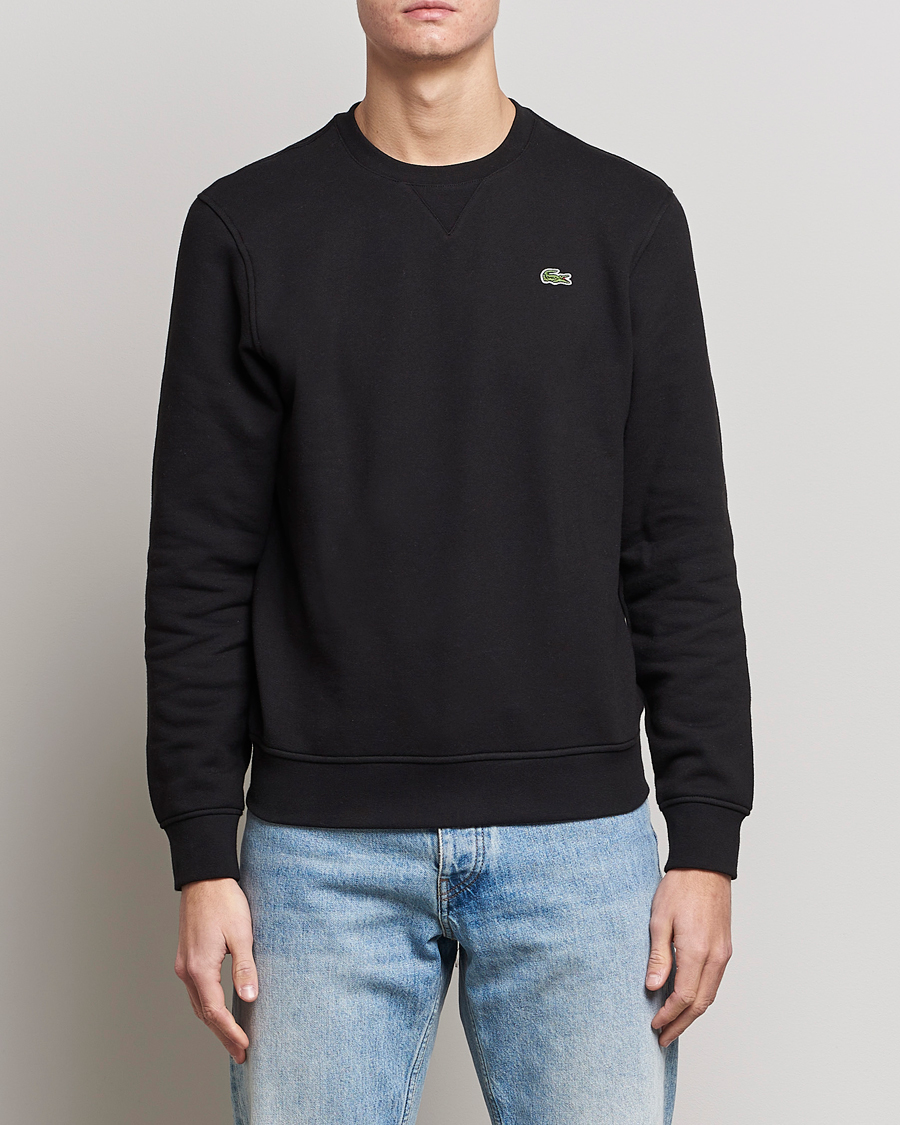 Herr | Tröjor | Lacoste | Crew Neck Sweatshirt Black