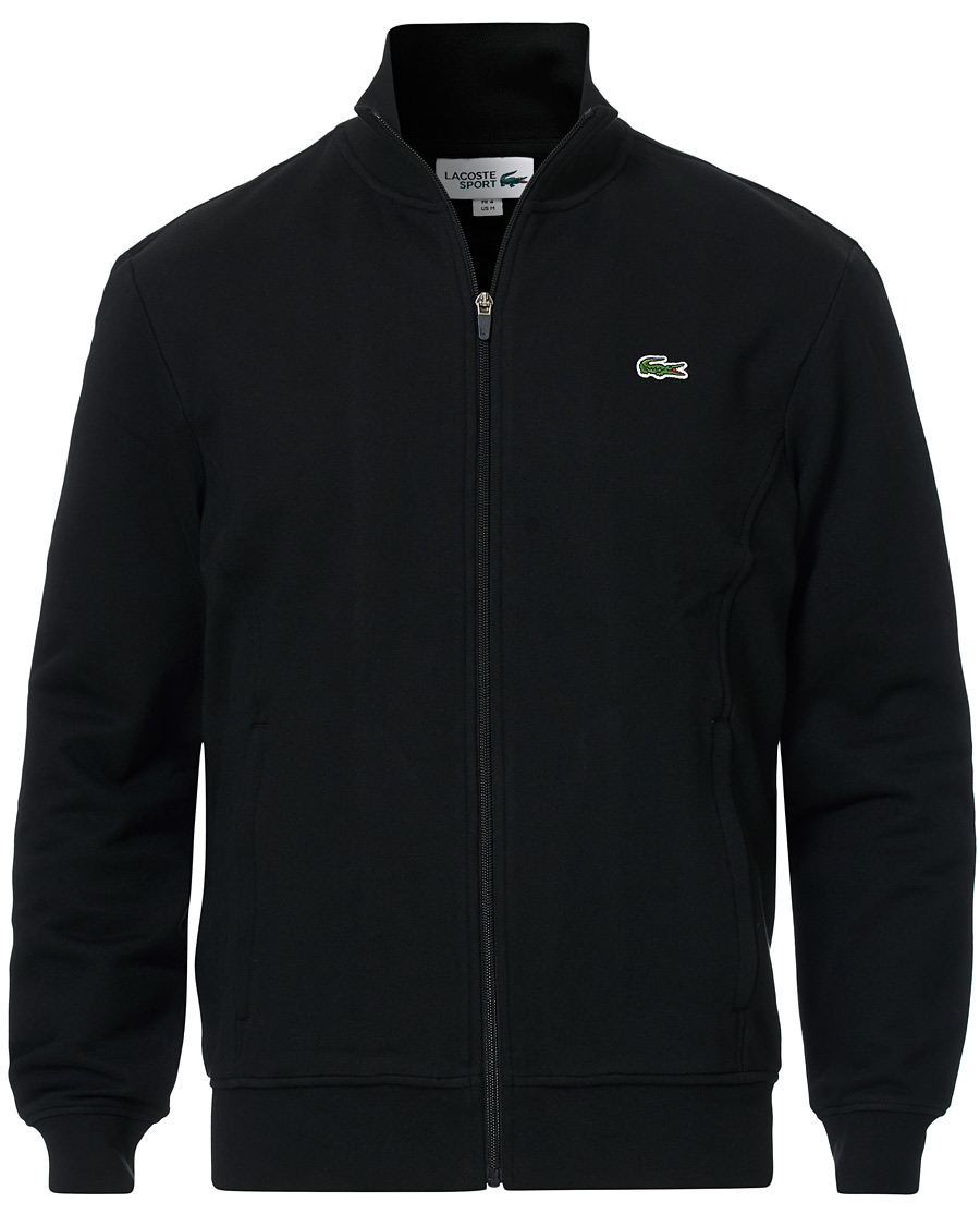 Herr | Tröjor | Lacoste Sport | Full Zip Sweater Black