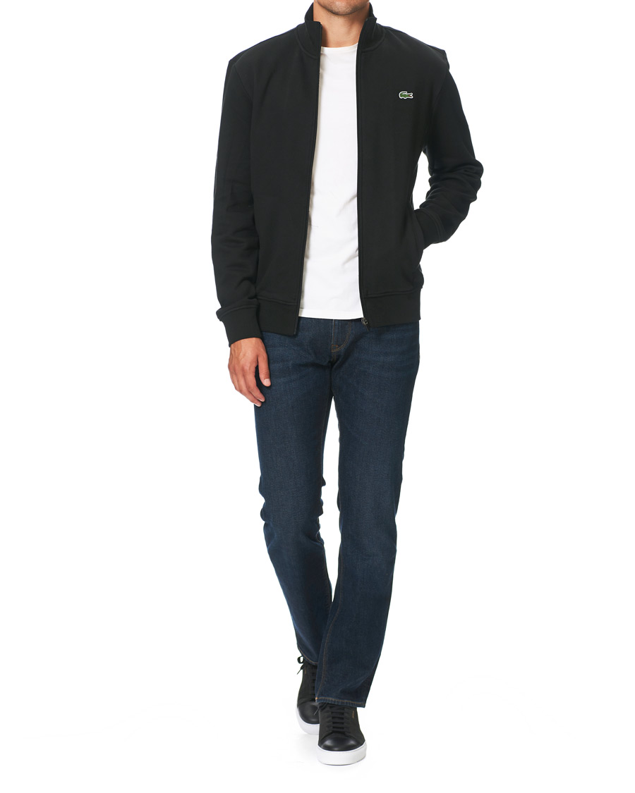 Herr | Tröjor | Lacoste Sport | Full Zip Sweater Black