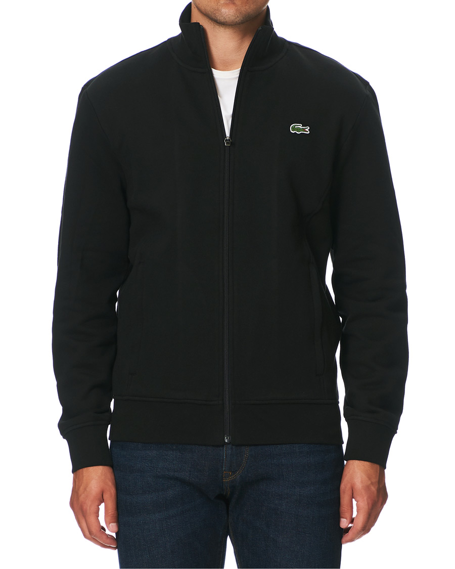 Herr | Tröjor | Lacoste Sport | Full Zip Sweater Black