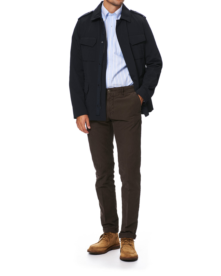 Herr | Skjortor | Kamakura Shirts | Slim Fit Oxford Sport Shirt Blue