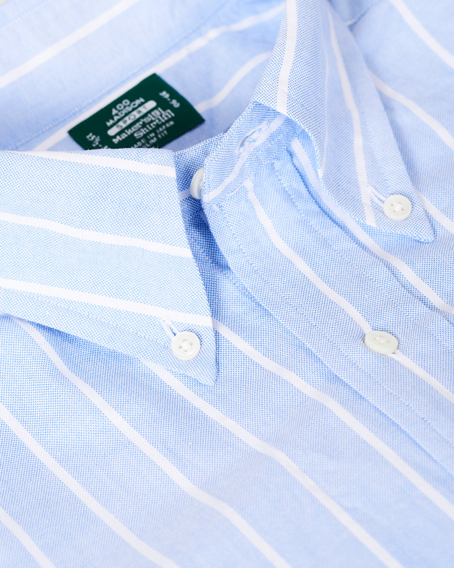 Herr | Skjortor | Kamakura Shirts | Slim Fit Oxford Sport Shirt Blue