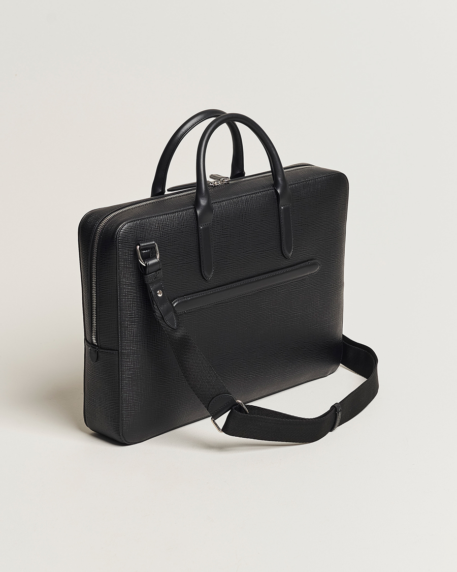 Herr | Best of British | Smythson | Panama Lightweight Briefcase Black