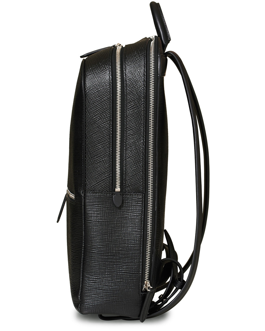 Herr | Smythson Panama Zip Around Backpack Black | Smythson | Panama Zip Around Backpack Black