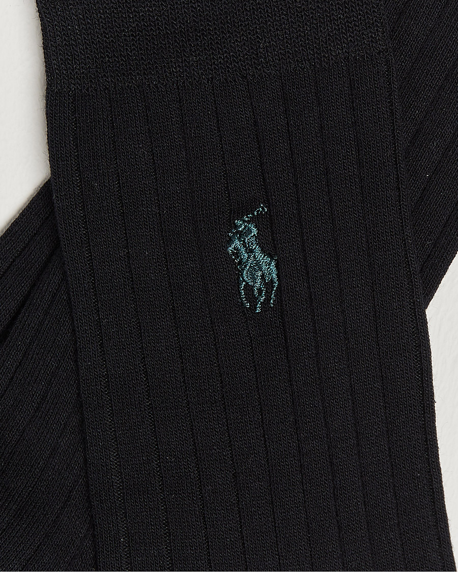 Herr | | Polo Ralph Lauren | 3-Pack Egyptian Cotton Socks Black