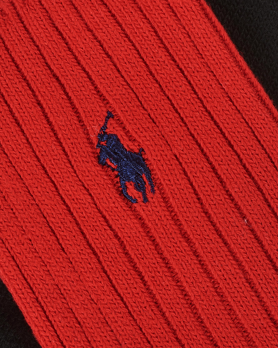 Herr | Underkläder | Polo Ralph Lauren | 3-Pack Gift Box Ribbed Socks Red/Cream/Black