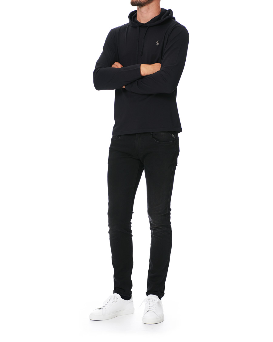 Herr | Tröjor | Polo Ralph Lauren | Long Sleeve Hoodie Polo Black