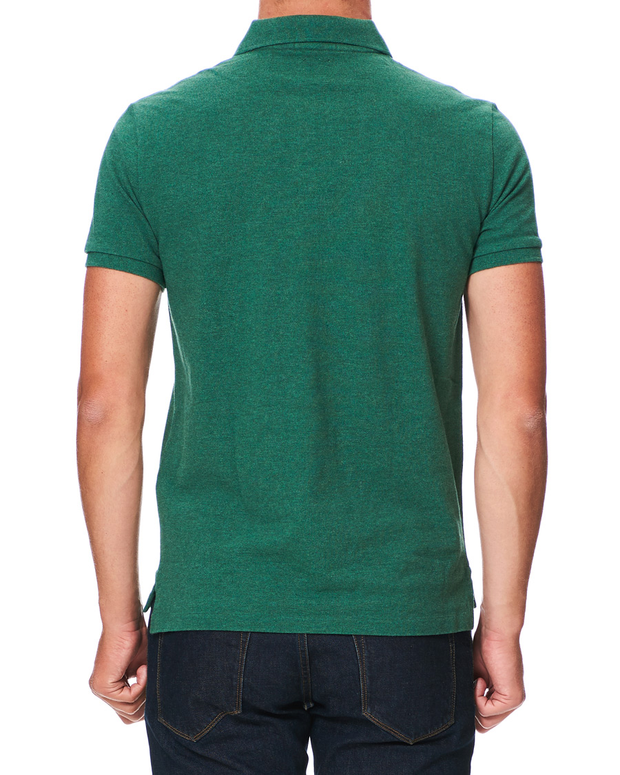 Herr | Pikéer | Polo Ralph Lauren | Custom Slim Fit Polo Green Heather