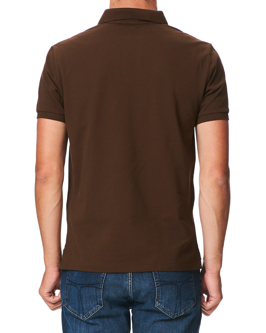 Herr | Pikéer | Polo Ralph Lauren | Custom Slim Fit Polo Cooper Brown