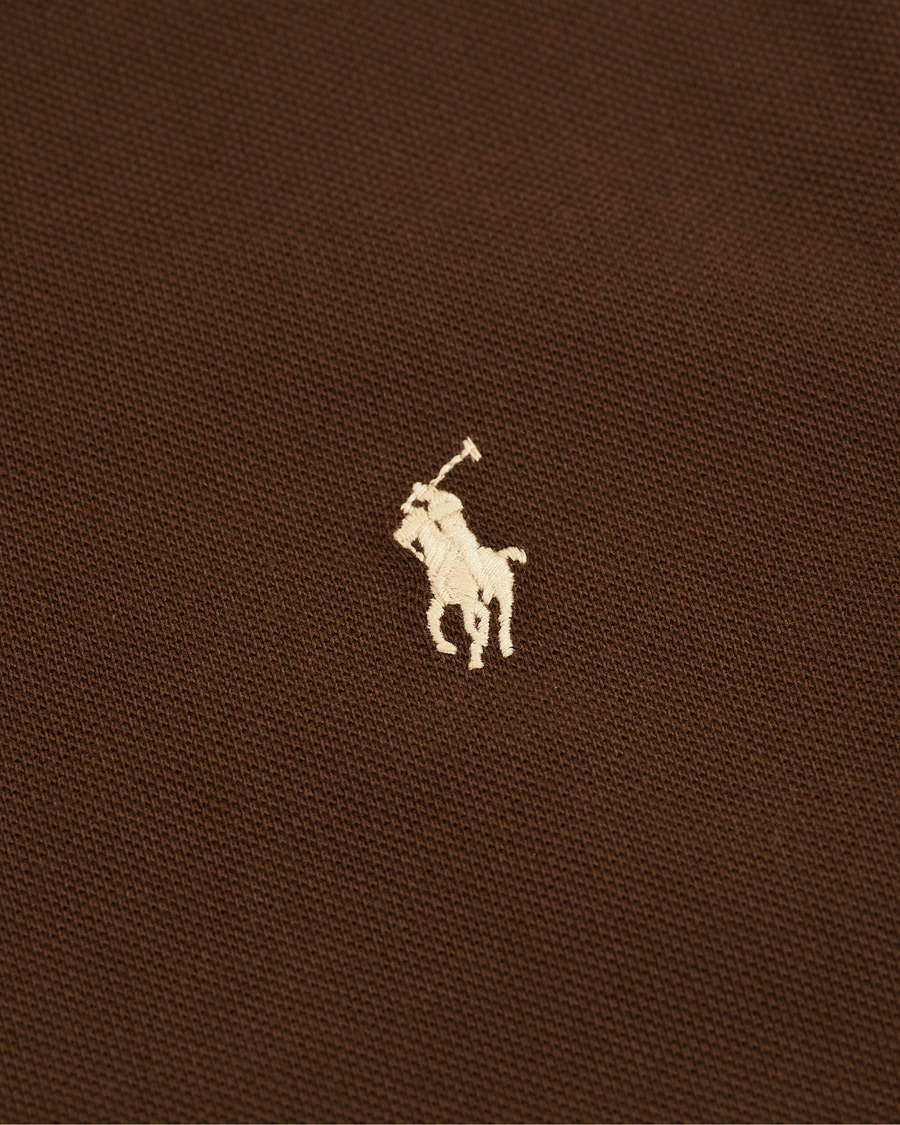 Herr | Pikéer | Polo Ralph Lauren | Custom Slim Fit Polo Cooper Brown