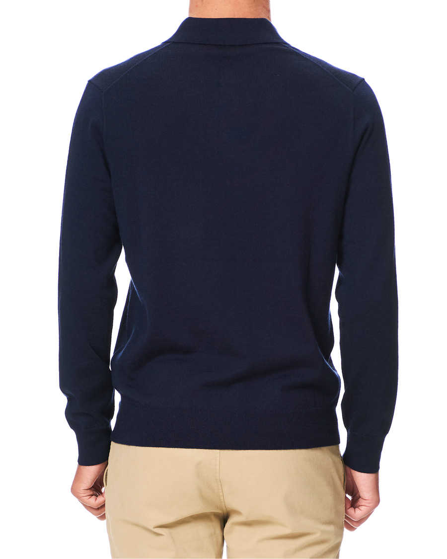 Herr | Tröjor | Polo Ralph Lauren | Merino Knitted Polo Hunter Navy