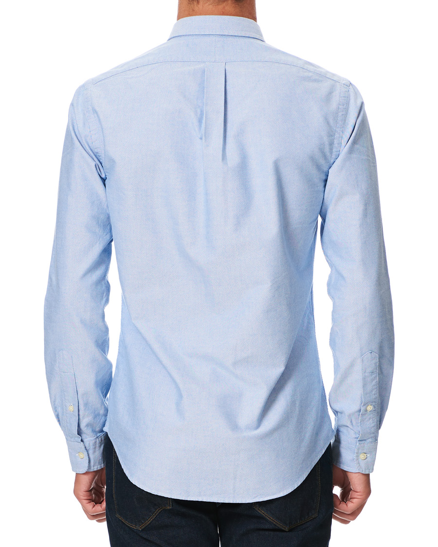 Herr | Skjortor | Polo Ralph Lauren | Slim Fit Contrast Oxford Shirt Light Blue