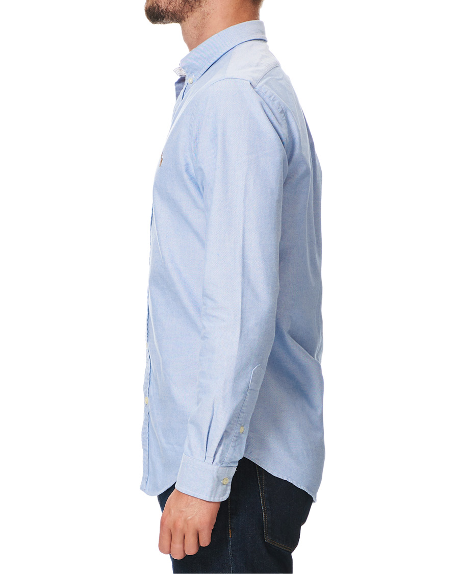 Herr | Skjortor | Polo Ralph Lauren | Slim Fit Contrast Oxford Shirt Light Blue
