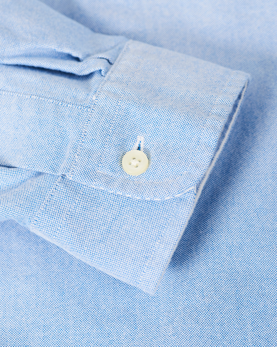 Herr | Skjortor | Polo Ralph Lauren | Slim Fit Contrast Oxford Shirt Light Blue