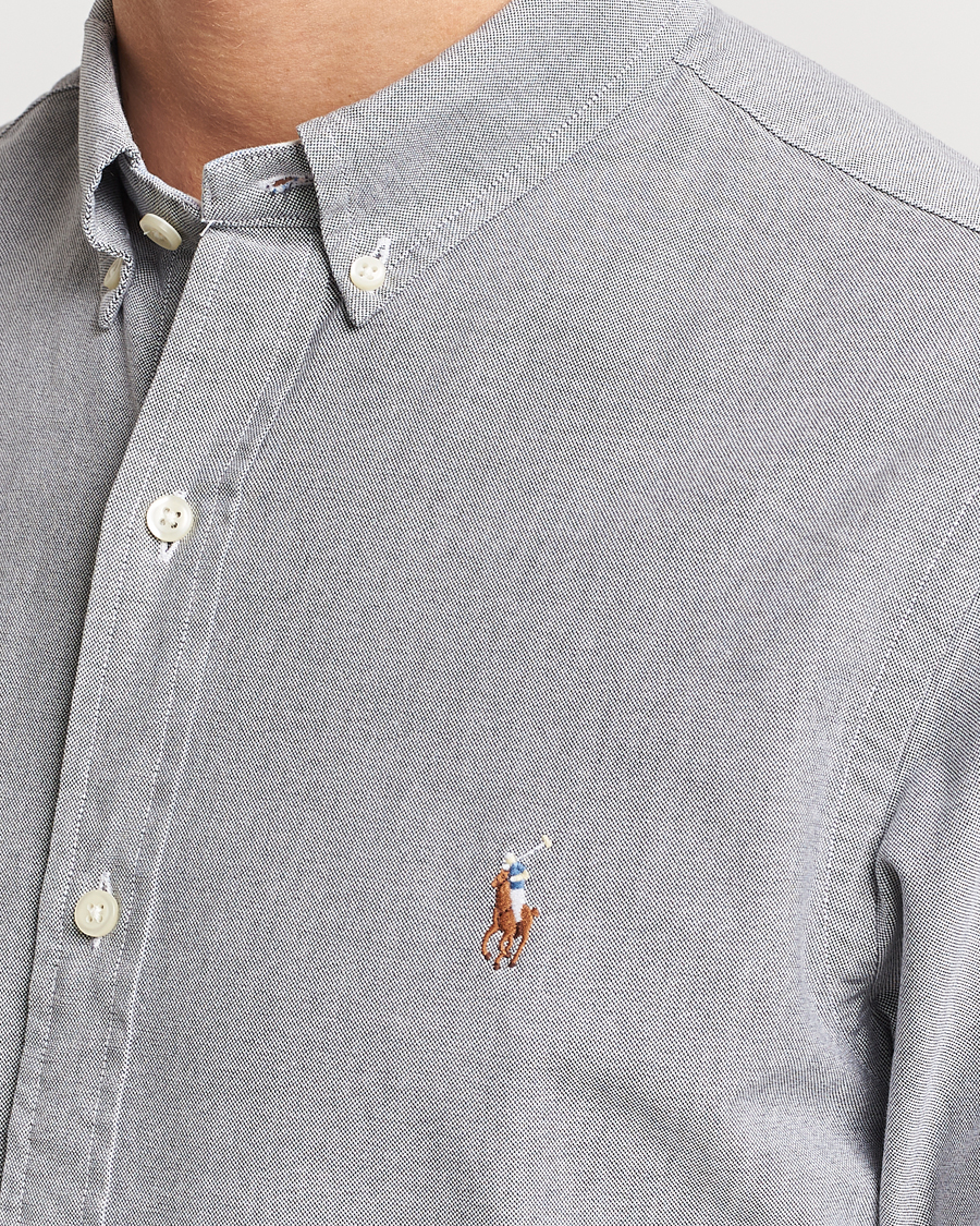 Herr | Skjortor | Polo Ralph Lauren | Slim Fit Oxford Button Down Shirt Slate