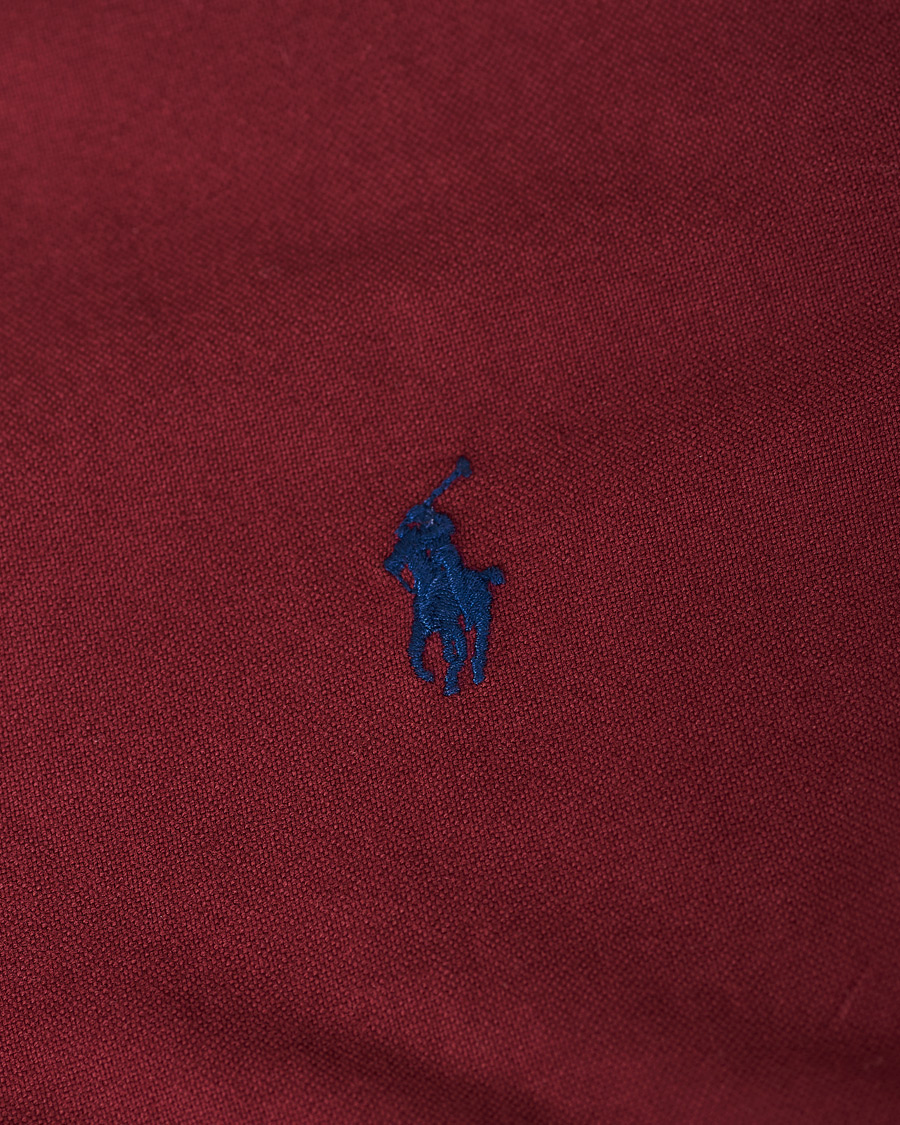 Herr | Skjortor | Polo Ralph Lauren | Slim Fit Garment Dyed Oxford Shirt Wine